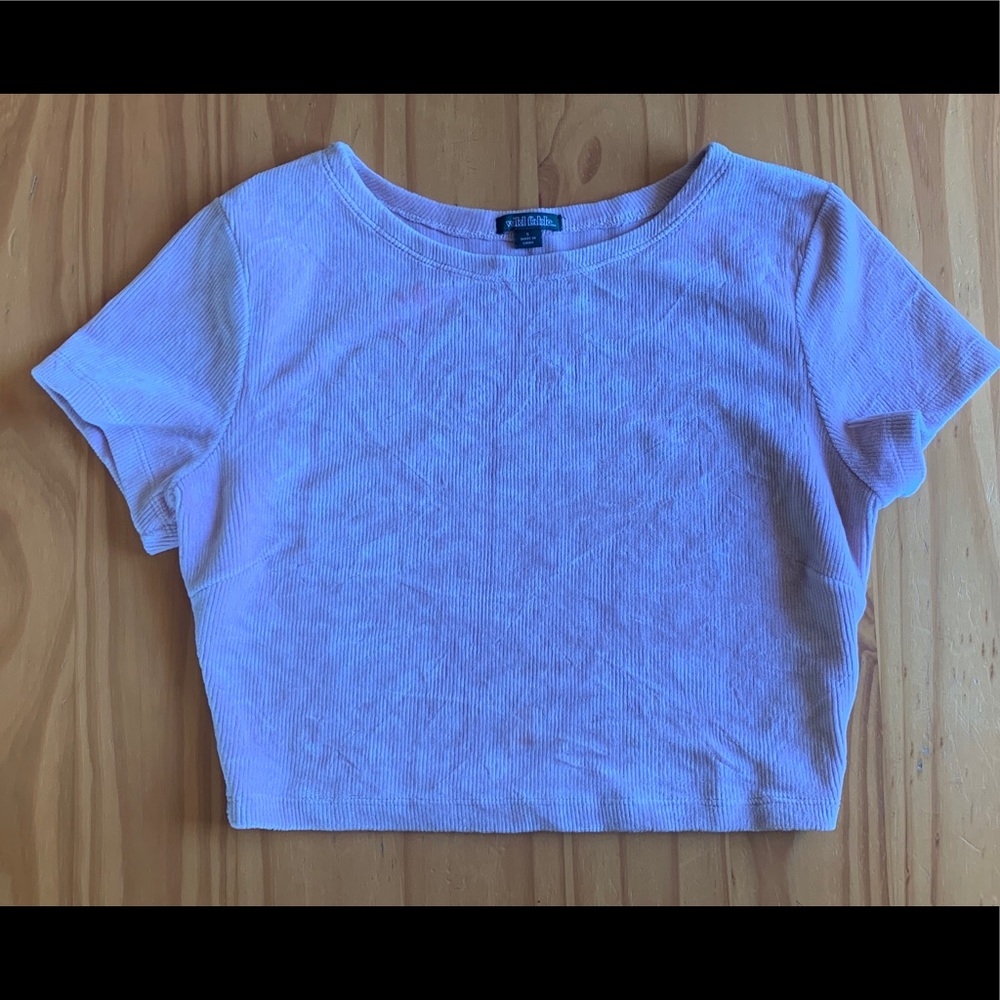 Baby Pink Crop Top